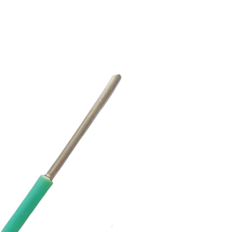 绵缆 铝芯聚氯乙烯绝缘电线 BLV-2.5绿色450/750V 卷高清大图