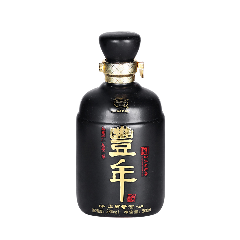 [中华特色]河北供销馆 丰年 玉田老酒 38度封坛贰号 500ml单瓶装 非物质文化遗产浓香型白酒 河北唐山特产