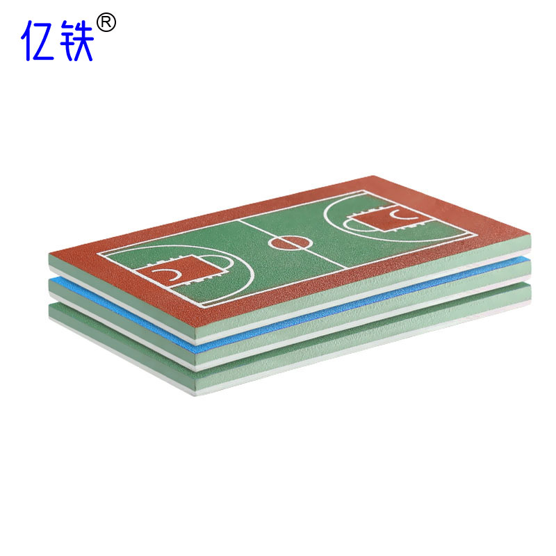 亿铁(YITIE)塑胶路径球场硅PU地胶定制 新国标NGP108/平方