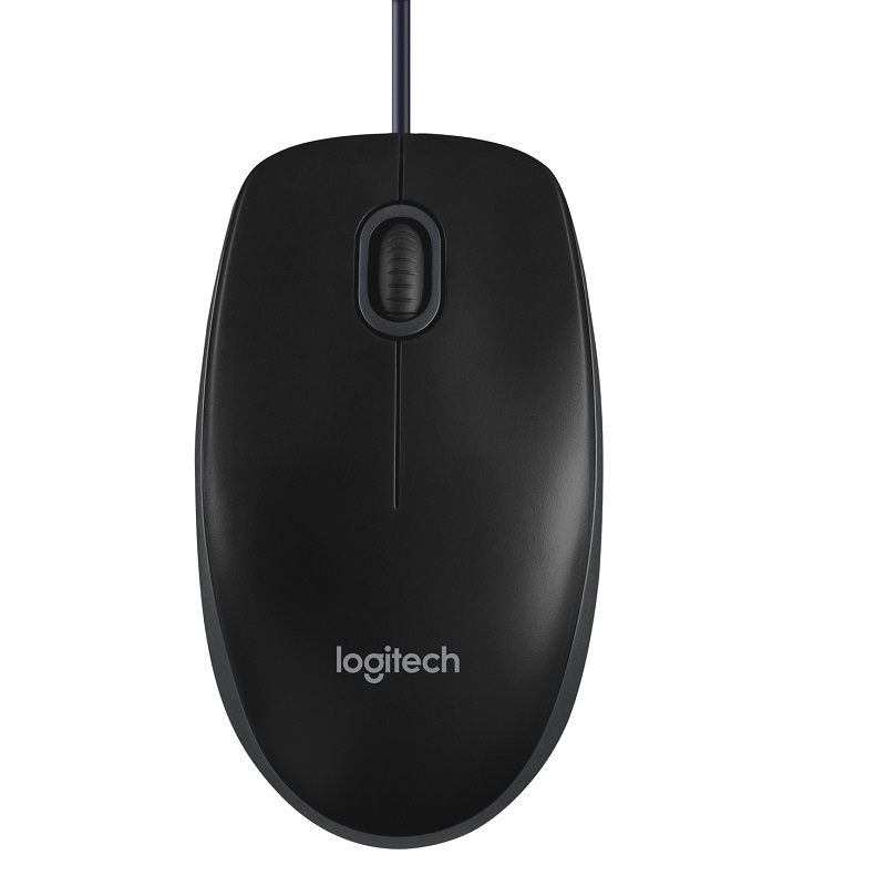 Logitech 罗技 有线鼠标 B100高清大图
