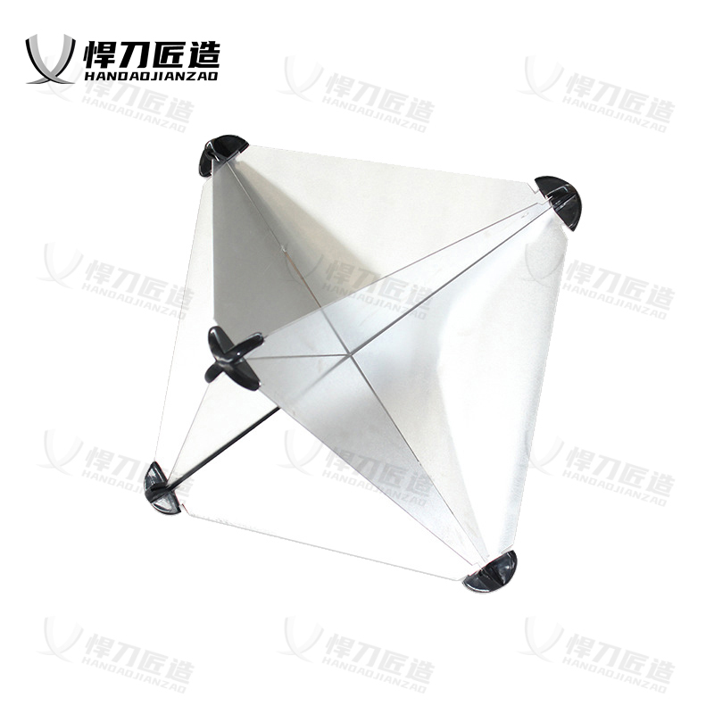 悍刀匠造 角反射器救生艇船用铝制雷达反射器应急救援角反射器 12寸含支架 HDJ-375S-12-1高清大图