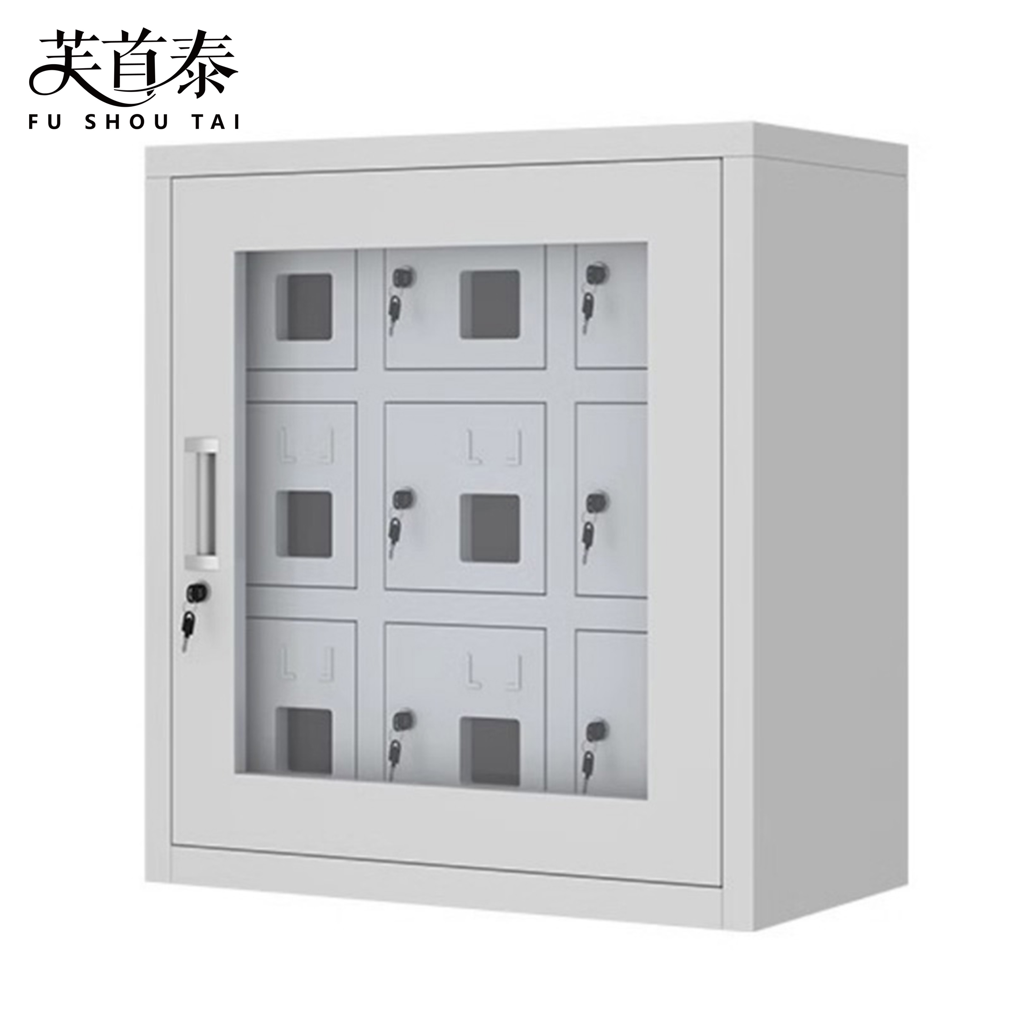 芙首泰手机存放箱9门522*300*616mm台高清大图