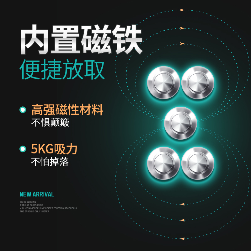 智能版2G+待机10年+精准定位/单麦防盗磁+终身卡