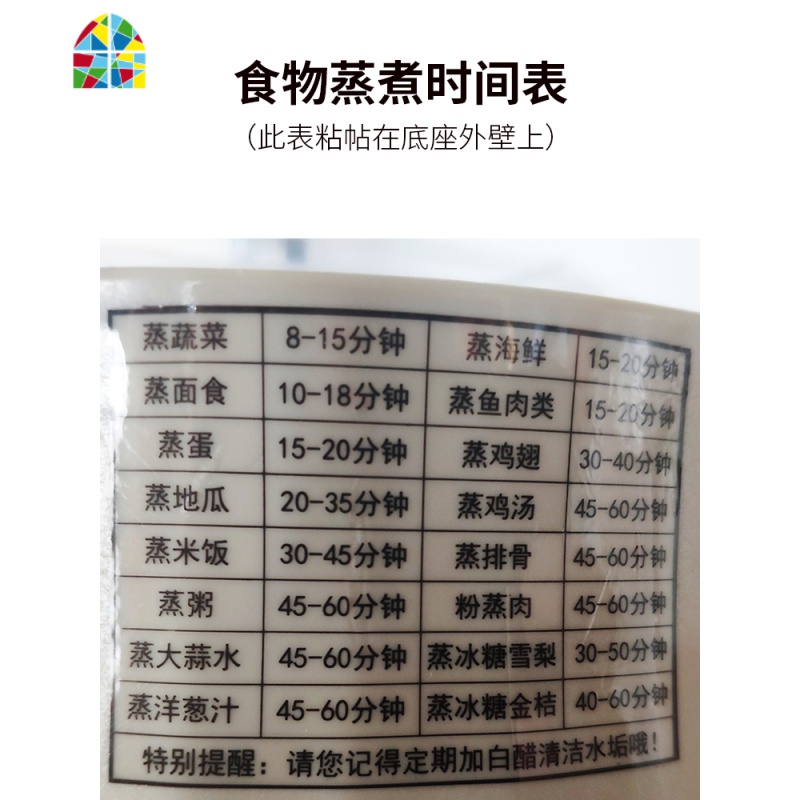快速节能蒸汽锅组合电蒸锅304不锈钢家用多层小型定时小蒸锅 FENGHOU 五层(实盘3层+带孔屉2层)高清大图