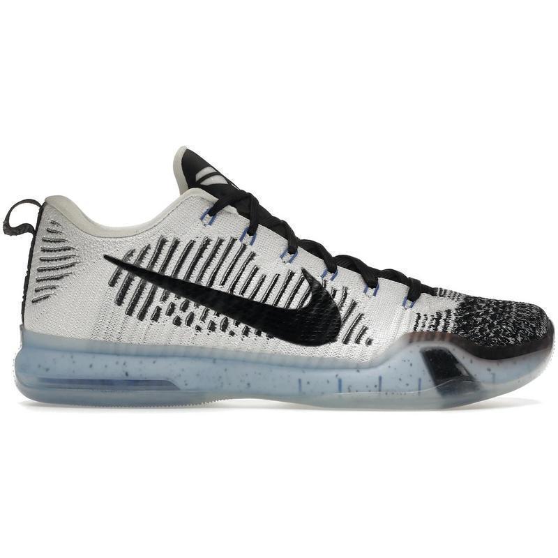 官方正品耐克nike舒适耐磨科比10代精英男士时尚百搭运动篮球鞋白色