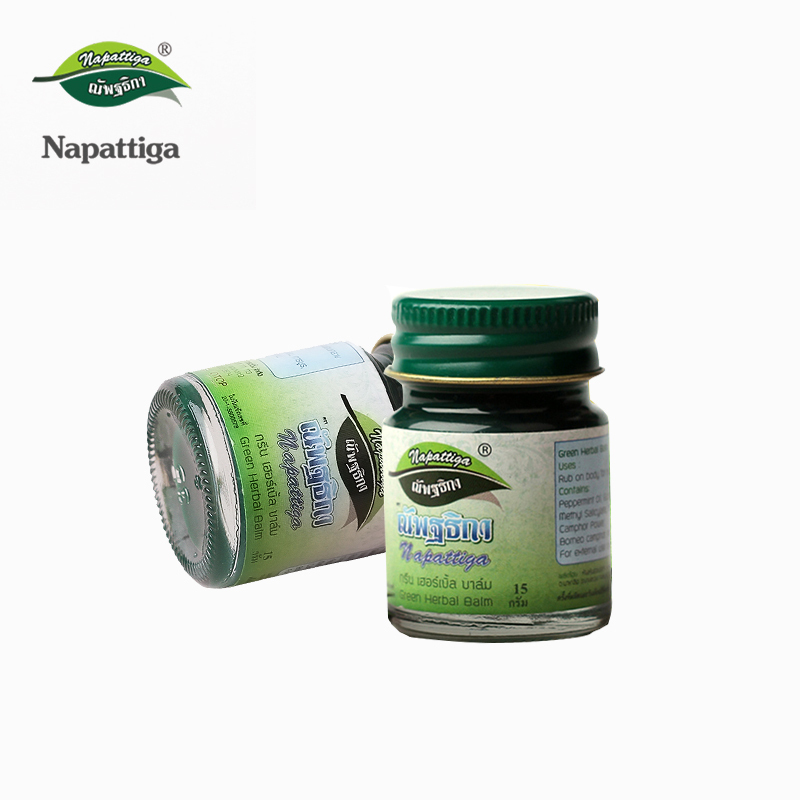 娜帕蒂卡(napattiga) 泰国进口 青草膏清凉油 15g*3/盒