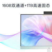 惠普(HP)HP 27-CR052WCN一体机 27英寸高性能娱乐电脑 商务家用高效学习现代化办公台式一体机电脑(i5-1335U 16GB 1TBSSD 含键鼠 白)