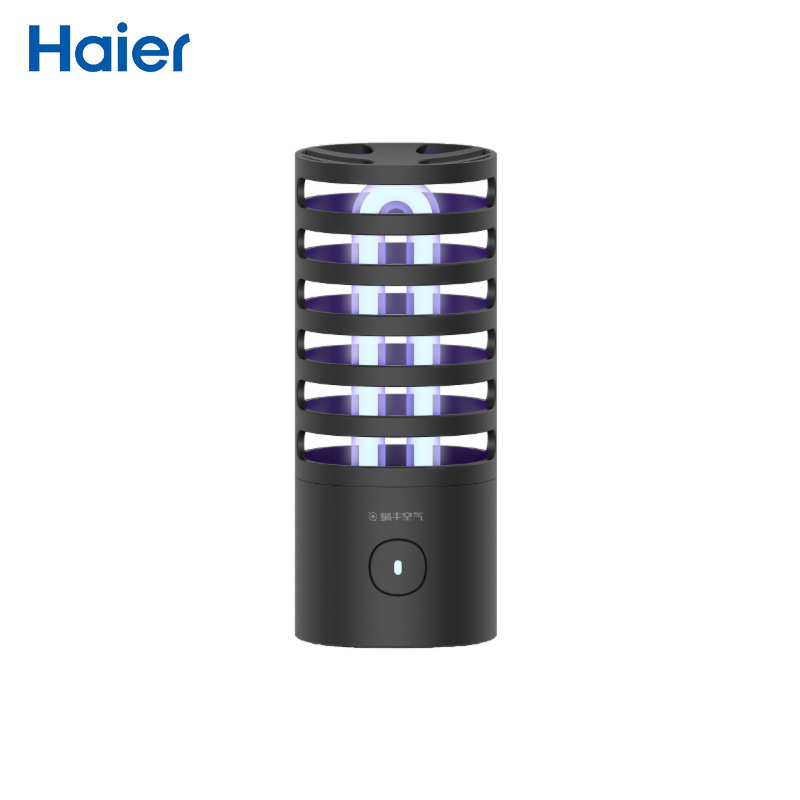 海尔(Haier) 杀菌灯 便携式消毒灯 自动关闭 安全简便 杀菌率99%+ WA-DJ2.50A2（黑色）（X）高清大图