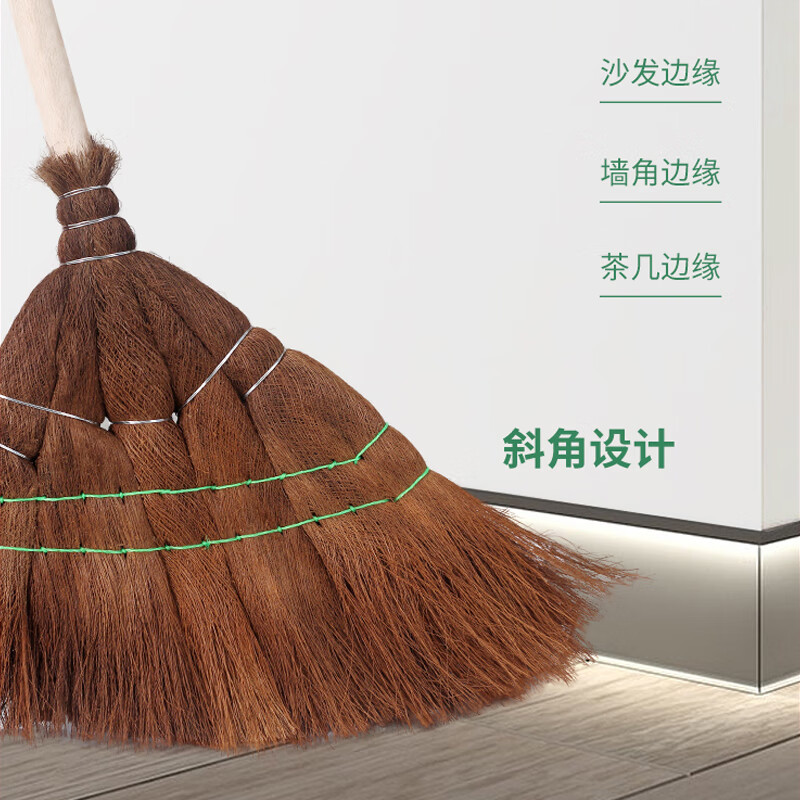 艾贝丽 棕扫把木柄棕树皮扫把 棕毛扫帚扫把高清大图