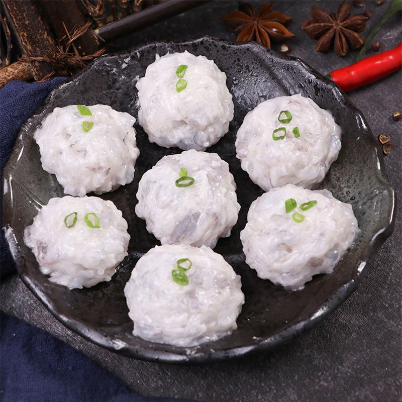 [火锅搭档]千渔旺湛江青虾滑500g(95%虾仁) 袋装 虾滑火锅食材 火锅丸子 海鲜水产 丰富虾青素
