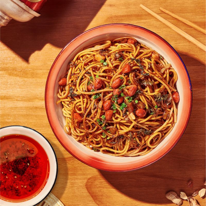 满小饱猪油拌粉南昌米粉酸辣粉速食食品米线衡阳卤粉160.4g*6包