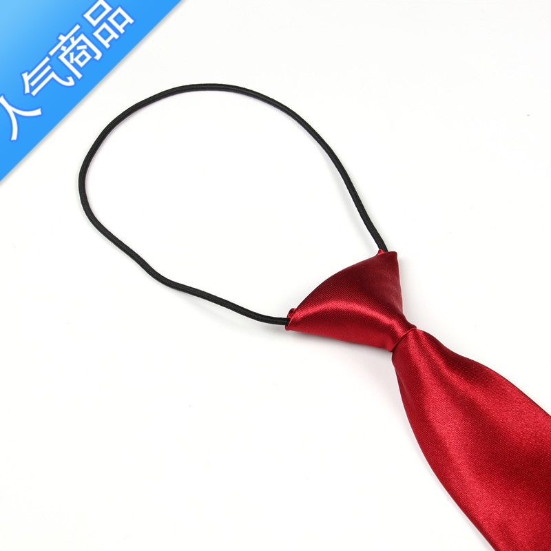 SUNTEK英伦小孩幼儿园儿童小学生校服制服正装衬衫表演色小领带男童女