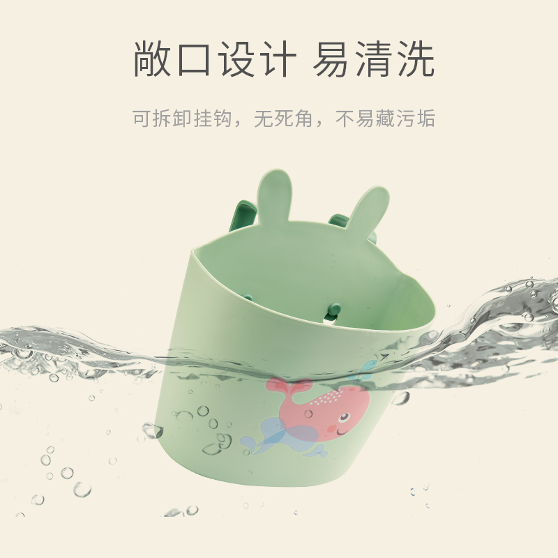 婴儿床挂袋挂篮床头收纳袋儿童多功能可水洗尿布收纳袋床头置物袋收纳袋 三维工匠高清大图