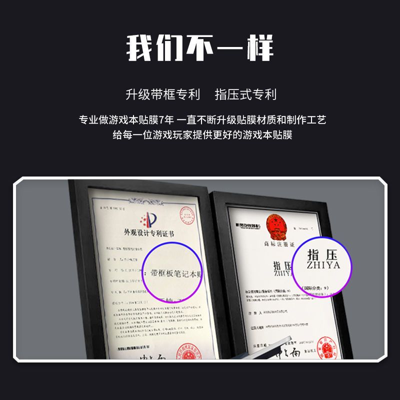 华硕电脑贴纸天选贴膜灵锐14笔记本13飞行堡垒8顽石6代a豆14灵耀7 店长承诺:贴坏包赔请放心购买 ABC三面