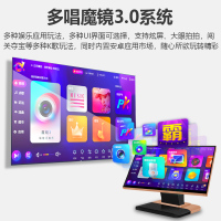 视易点歌机C16/C18/C60 Pro/C20T高清多唱魔镜系统一体机家用触摸屏卡拉OK智能语音K米评分点唱机