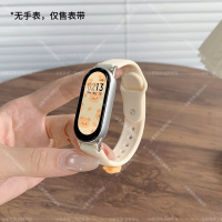 【冰淇淋小熊】适用小米手环9表带10手表表带智能手环8代可爱八九十夏天硅胶表链保护壳NFC版陶瓷透气通用配件3264 米白【冰淇淋小熊扣】 适用小米手环10陶瓷版