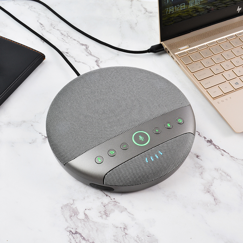 启诺 QN-500W 智能阵列 无线级联 全向麦克风 黑色(台)高清大图