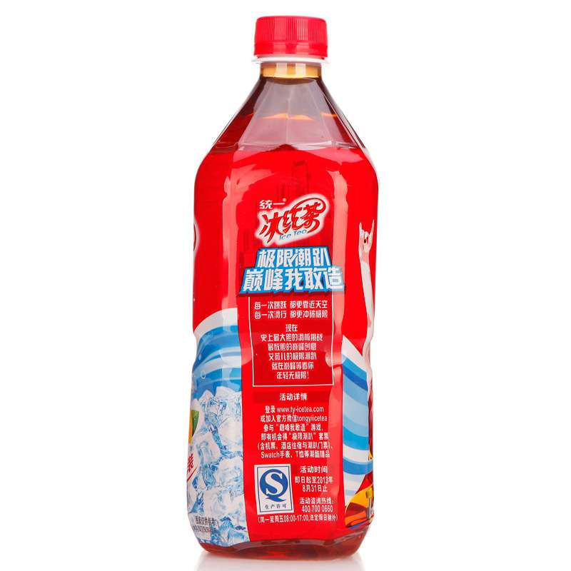 统一冰红茶1l