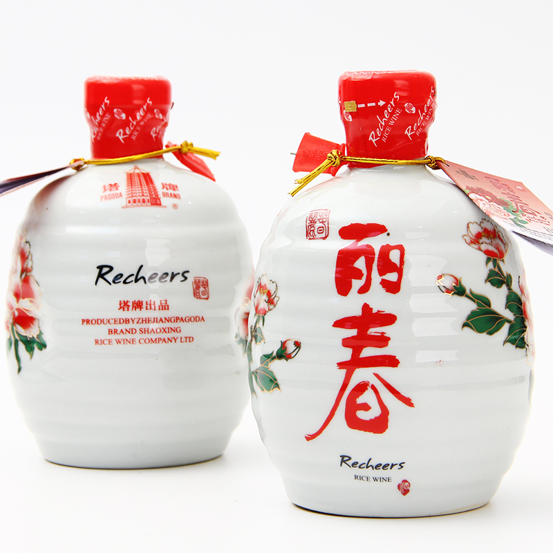塔牌酒绍兴黄酒十年锦丽春428ml*六瓶整箱装手工冬酿半干型花雕酒