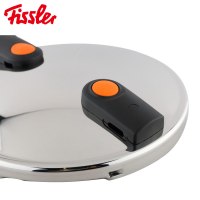 菲仕乐(fissler)锅具套装 TZ00000870 橙色沸点6L高压锅压力锅不锈钢炒锅汤锅刀具厨房配件全家福14件组