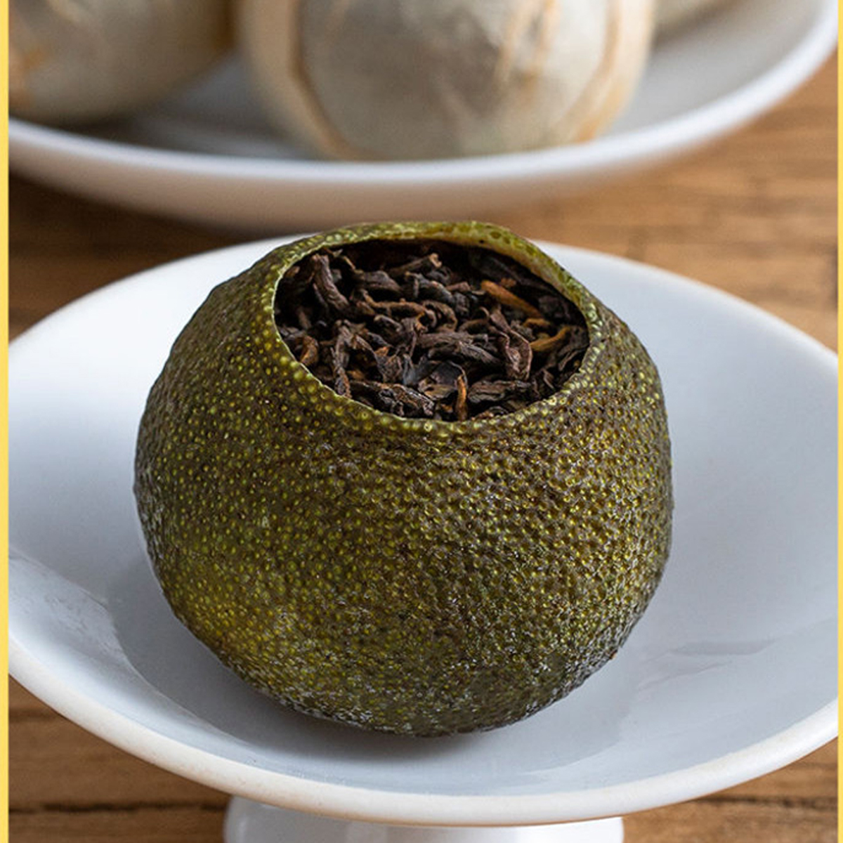 源御露新会小青柑陈皮普洱茶云南宫廷普洱熟茶柑普茶小青柑茶袋装125克高清大图