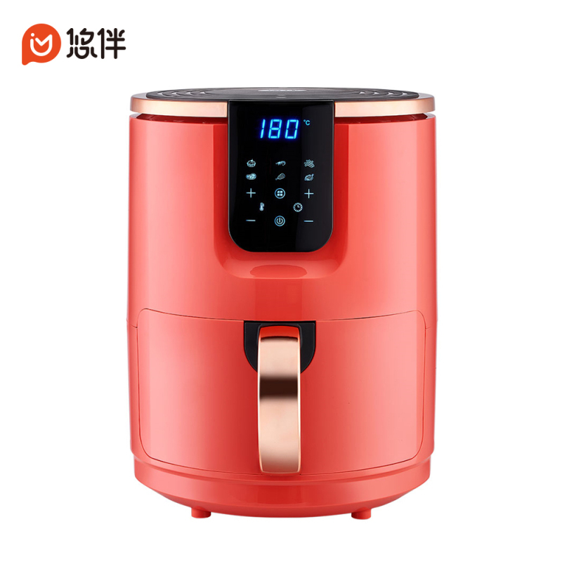 悠伴(Upany)空气炸锅3.5L家用大容量智能无油电炸锅液晶触控全自动薯条机YB-5108TD-a