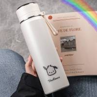苏宁保温杯女生不锈钢水杯上学便携式泡茶杯新款可爱杯子7017