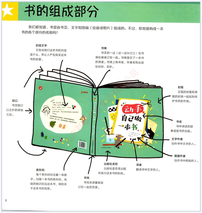 动手自己做一本书 [正版]动手自己做一本书5岁以上写书画绘本写作指导幼儿园手工课程培养幼儿动手能力手工作业绘本故事书97高清大图