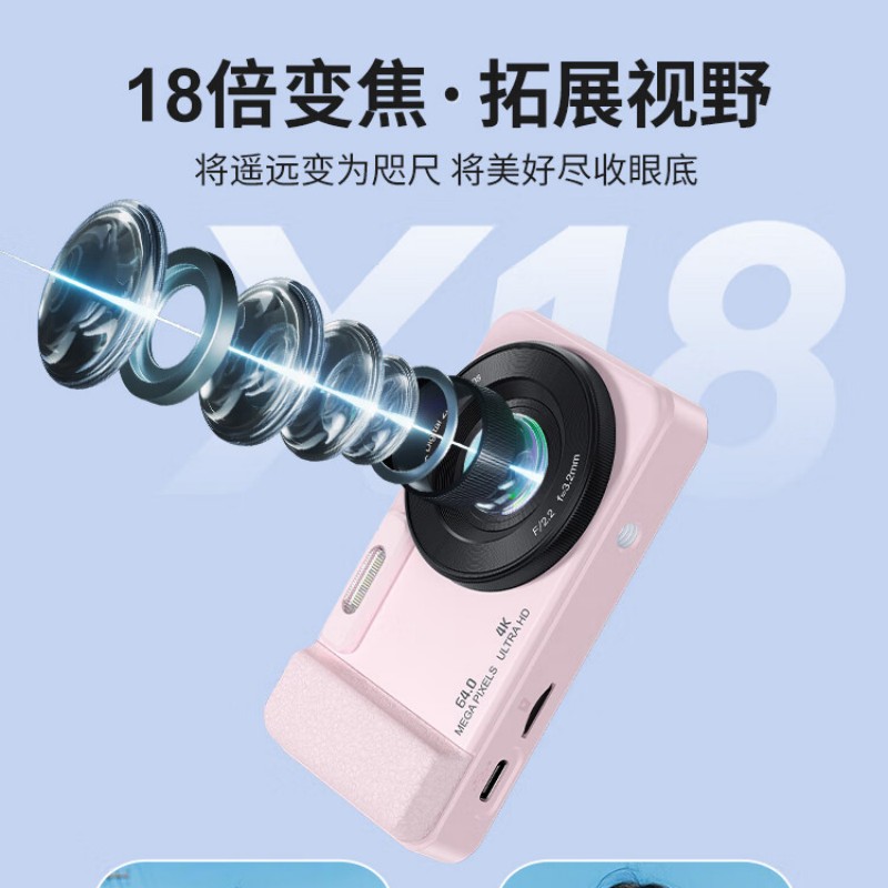 纽曼(Newsmy)数码相机ccd平替高清像素校园拍照N3-128G高清大图