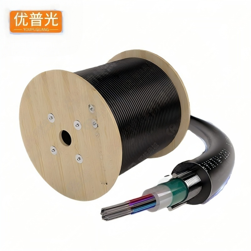 优普光室外铠装单模光纤线8芯中心管式架空光缆 GYXTW-8B（1000米）