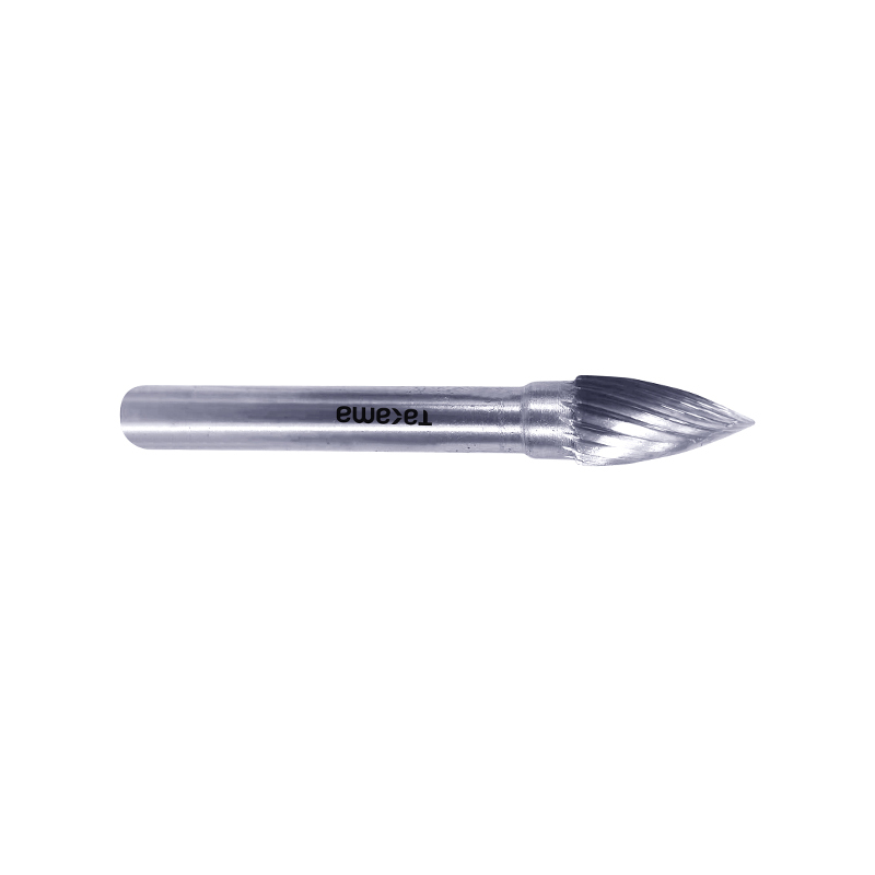 高松takama 硬质合金旋转锉单槽弧型尖头G型10*20*6mm904710 1支/盒