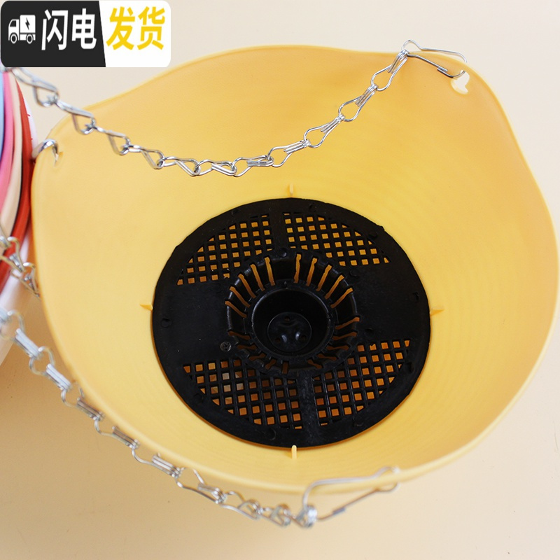 三维工匠吊兰花盆pp树脂加厚吊盆挂盆配挂钩垂吊盆悬挂吊篮盆 白色 大花盆容器