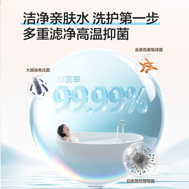 海尔(Haier)智家出品Leader统帅热水器[咨询客服享补贴] 电热水器50升LD5S一级能效出租房家用小尺寸高清大图
