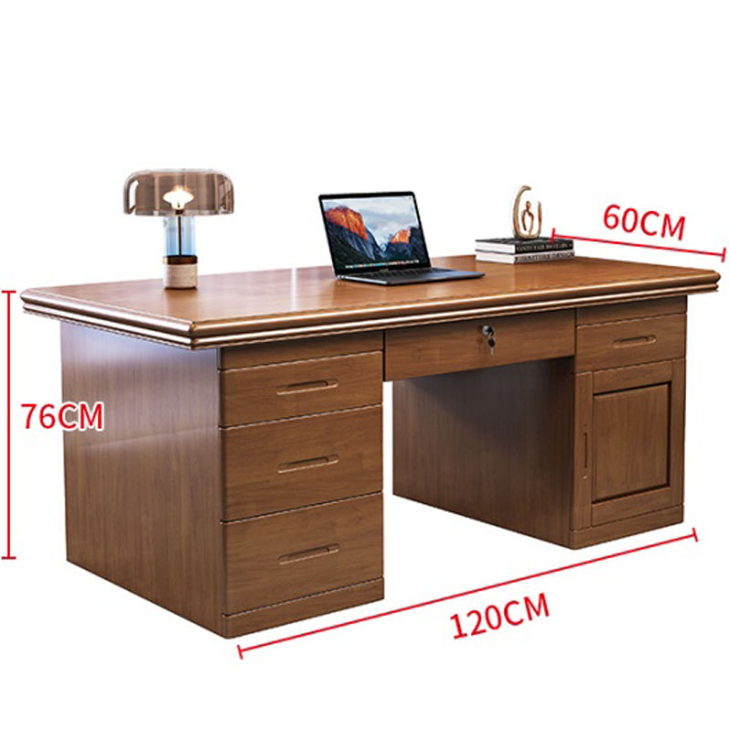 实木办公桌 1.2m张高清大图