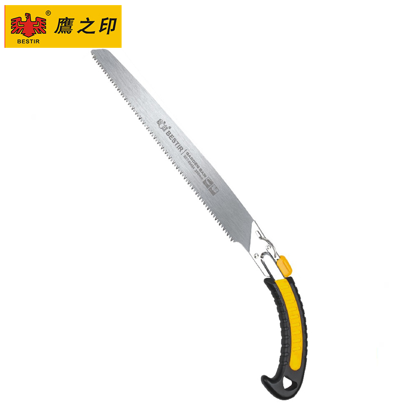鹰之印锯子园林果树锯家用木锯折叠刀多功能木工锯修枝工具手锯高清大图