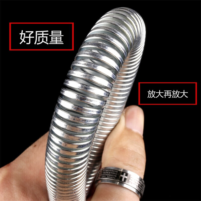 BONJEAN线管方钢加长弹簧弯管器 电工冷弯电线管穿线管打弯器弯管弹簧 A管405重型4分20-1米高清大图