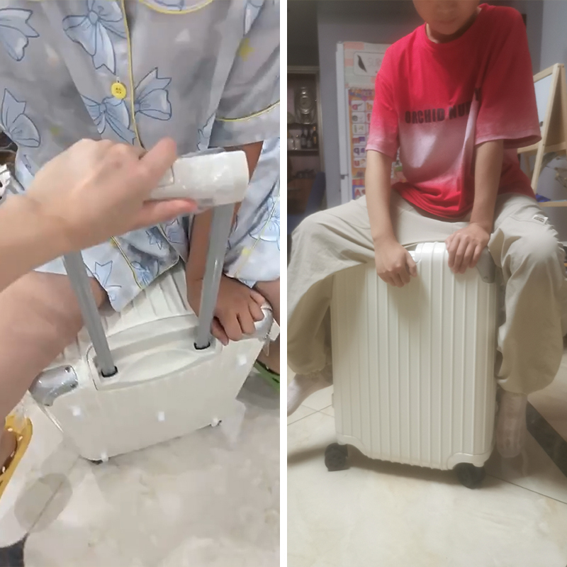 罗恩Ronoen大容量加厚铝框万向轮拉杆箱男28旅行箱32寸超大托运硬箱网红行李箱女ins抖音同款出国旅行密码箱子