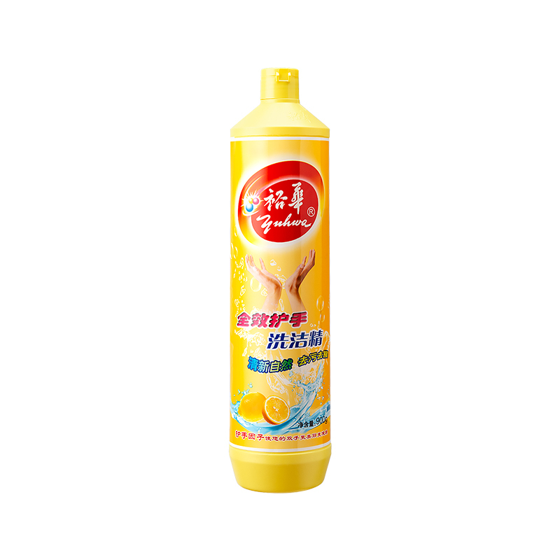 上海老品牌 裕华全效护手洗洁精 清新柠檬香型 900克瓶装