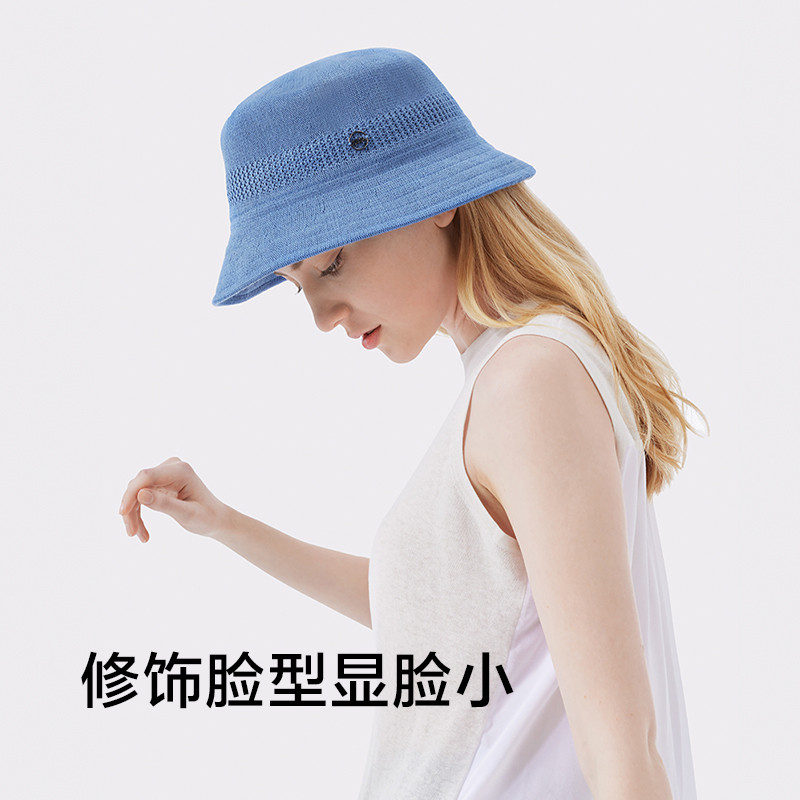 蕉下21柔织渔夫帽防晒帽子女夏天休闲骑行帽潮人防晒遮阳帽防紫外线