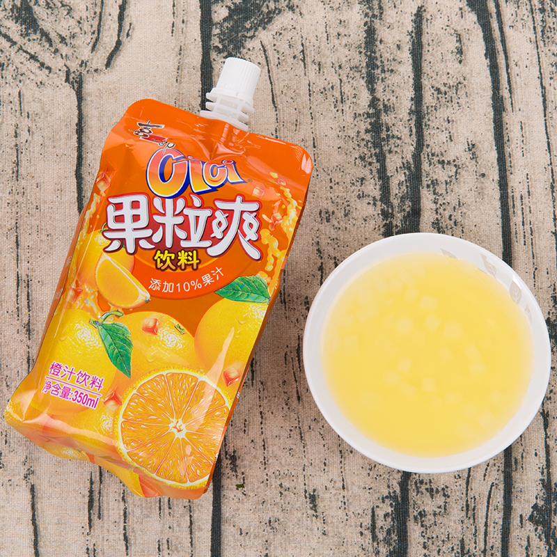喜之郎吸吸果冻350ml4袋儿童零食cici果粒爽饮料