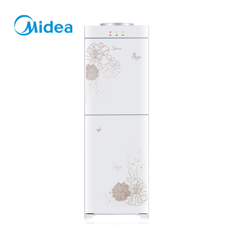 美的(Midea)立式饮水机YR1226S-W双门家用柜式温热型饮水机GH