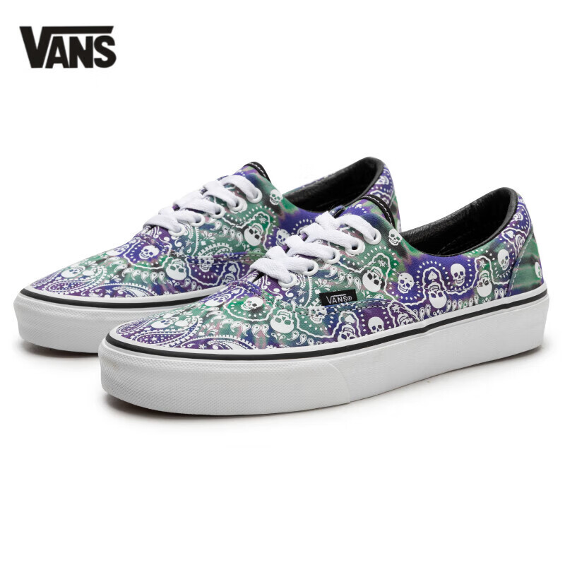 vans范斯og era lx 骷髅海浪印花板鞋男鞋女鞋休闲鞋休闲百搭个性潮流