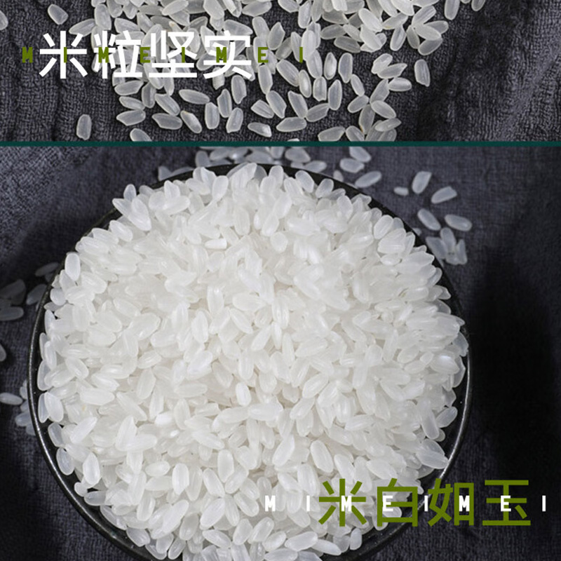 米妹妹大米鲜香贡米颗粒饱满香味浓郁真空包装东北大米5kg高清大图