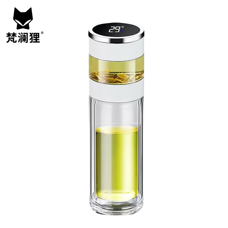 梵澜狸智能显温玻璃茶杯GL4 个高清大图