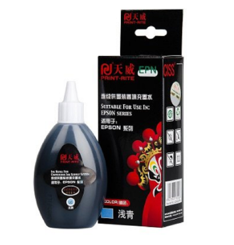 天威(PRINT-RITE)CY100ML 蓝色墨水(单位:支) 佳能惠普通用墨水高清大图