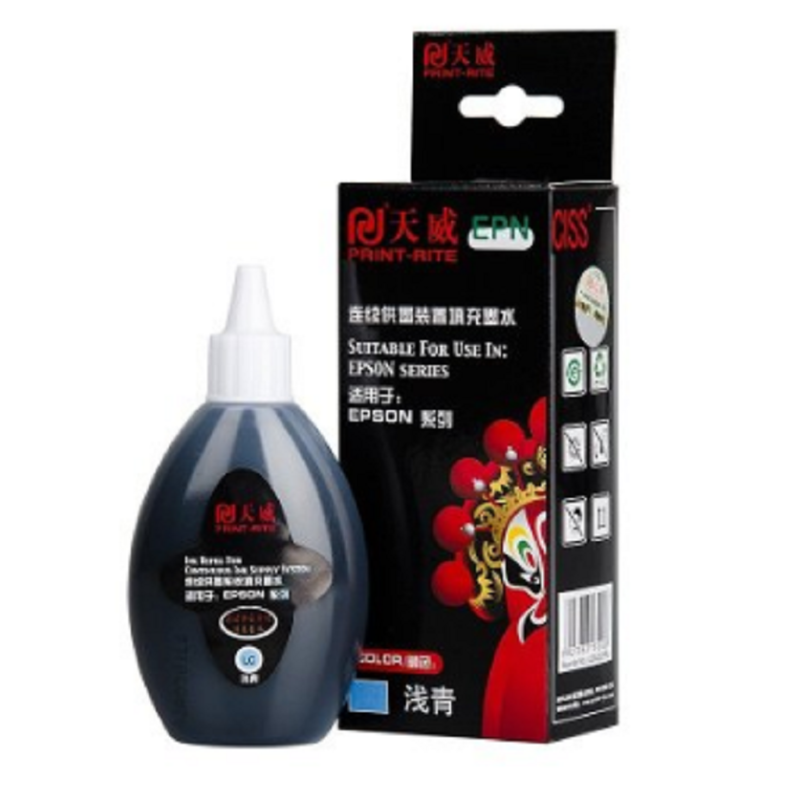 天威(PRINT-RITE)CY100ML 蓝色墨水(单位:支) 佳能惠普通用墨水
