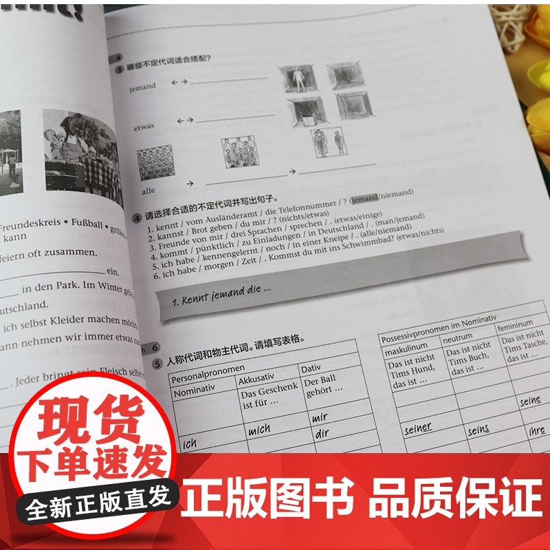 柏林广场A1+A2+B1+B2德语强化练习4本套装 柏林广场强化练习克里斯蒂娜·蕾迈克编 欧标德语经典练习提高学习德语能高清大图