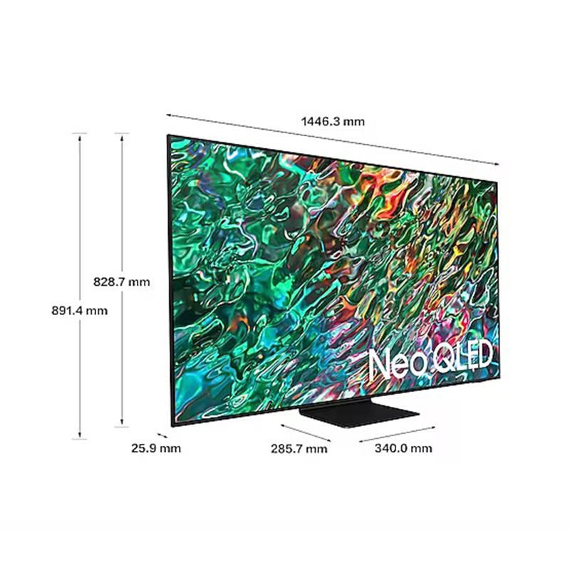 三星65QN90CA 65英寸 量子点Mini LED 4K超高清 3+32G 120Hz 杜比全景声 超薄平板电视