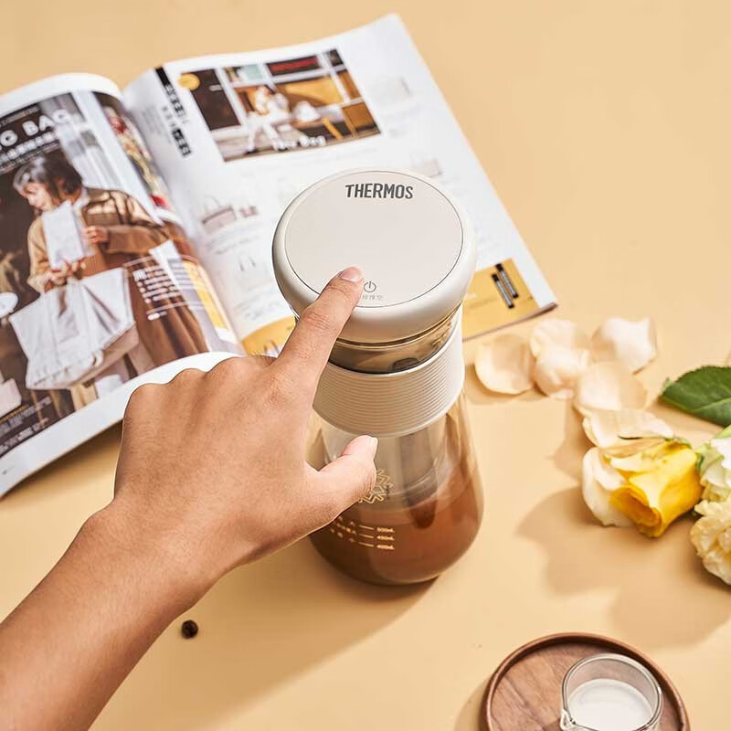 膳魔师咖啡冷萃机无线便捷冷萃壶迷你咖啡机花茶咖啡壶萃茶机冷萃杯享萃机EHA-3501E高清大图