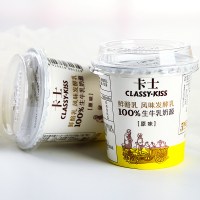 卡士鲜酪乳风味酸牛奶原味益生菌发酵乳120g*12杯营养早餐奶